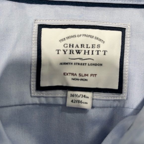 Charles Tyrwhitt Sky Blue Dress Shirt - Picture 2 of 5